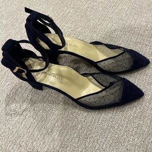 Sarah Flint Elegant Black Mesh Heels